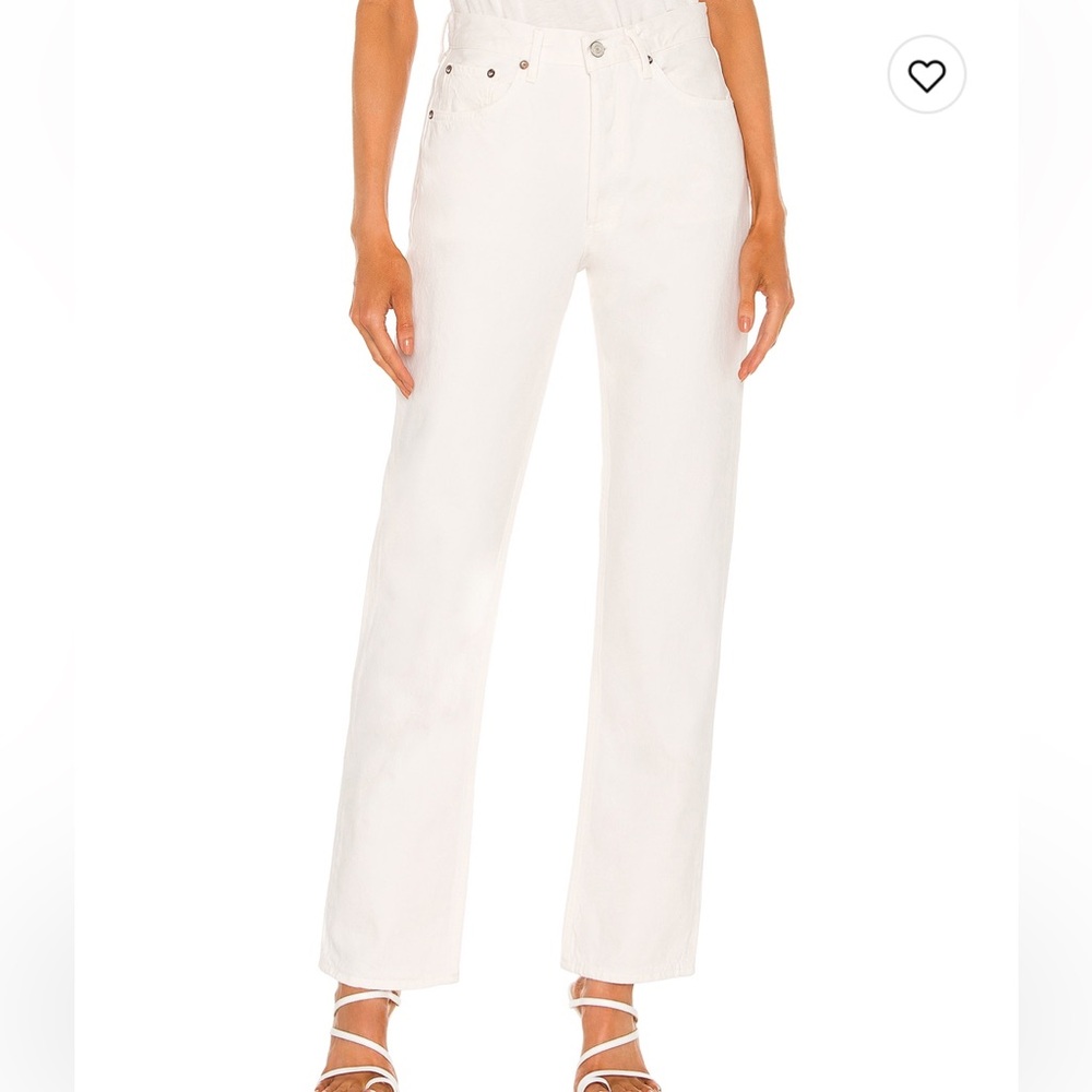Women's White Straight Leg Jeans